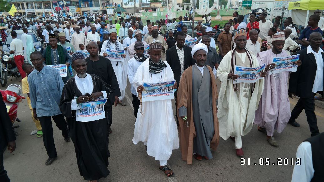  Quds day procession in Bauchi on Fri the 31 th of may 2019